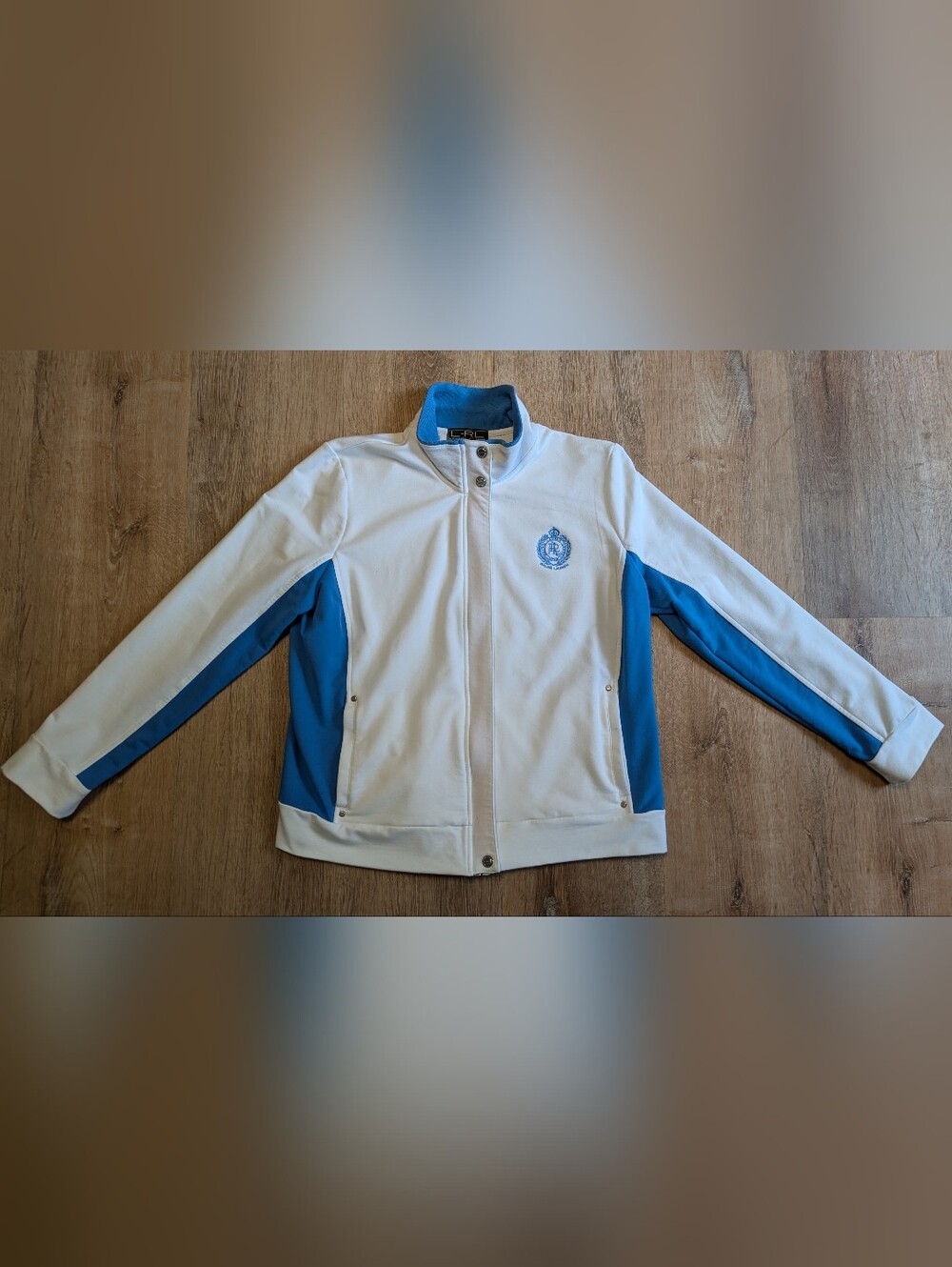Vintage Lauren Active Ralph Lauren L-RL Y2K Track Jacket With Embroidered Logo